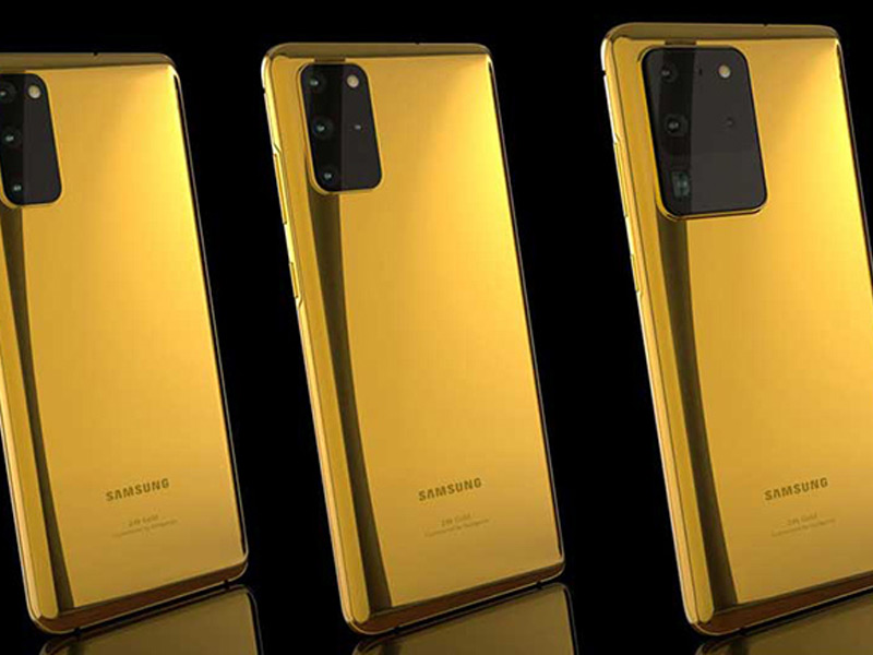 ốp điện thoại mạ vàng bằng nhựa cho samsung